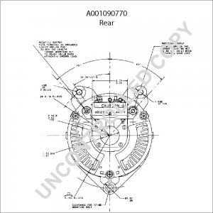 A001090770 | PRESTOLITE LEECE NEVILLE | ALTERNATOR A001090770 