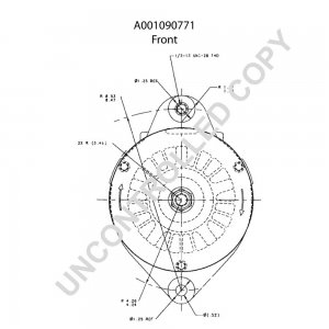 A001090771 | PRESTOLITE LEECE NEVILLE | ALTERNATOR A001090771 