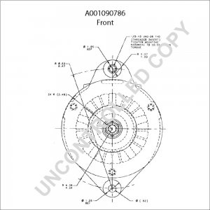 A001090786 | PRESTOLITE LEECE NEVILLE | ALTERNATOR A001090786 