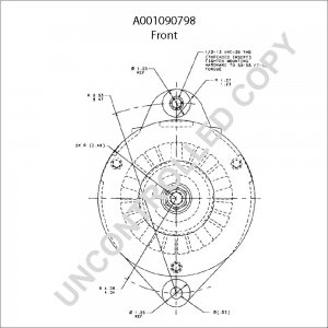 A001090798 | PRESTOLITE LEECE NEVILLE | ALTERNATOR A001090798 