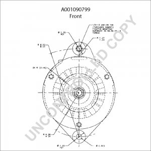 A001090799 | PRESTOLITE LEECE NEVILLE | ALTERNATOR A001090799 