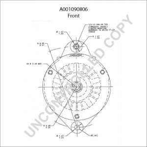 A001090806 | PRESTOLITE LEECE NEVILLE | ALTERNATOR A001090806 