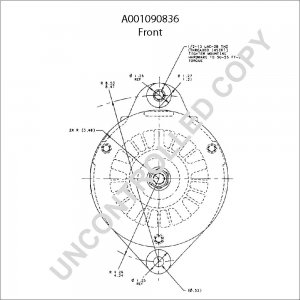 A001090836 | PRESTOLITE LEECE NEVILLE | ALTERNATOR A001090836 