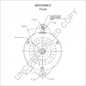 A001090837 | PRESTOLITE LEECE NEVILLE | ALTERNATOR A001090837 