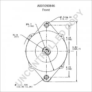 A001090846 | PRESTOLITE LEECE NEVILLE | ALTERNATOR A001090846 