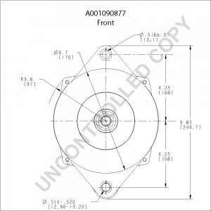 A001090877 | PRESTOLITE LEECE NEVILLE | ALTERNATOR A001090877 