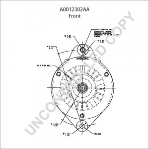 A0012302AA | PRESTOLITE LEECE NEVILLE | ALTERNATOR A0012302AA 