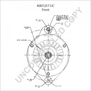 A0012511JC | PRESTOLITE LEECE NEVILLE | ALTERNATOR A0012511JC 