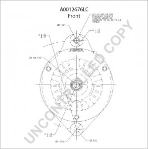 A0012676LC | PRESTOLITE LEECE NEVILLE | ALTERNATOR A0012676LC 