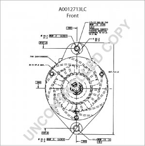 A0012713LC | PRESTOLITE LEECE NEVILLE | ALTERNATOR A0012713LC 