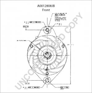 A0012808JB | PRESTOLITE LEECE NEVILLE | ALTERNATOR A0012808JB 