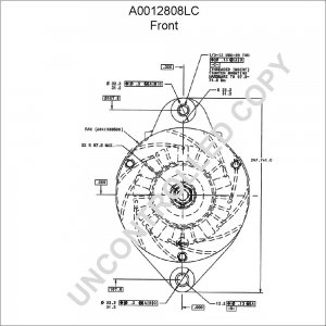 A0012808LC | PRESTOLITE LEECE NEVILLE | ALTERNATOR A0012808LC 