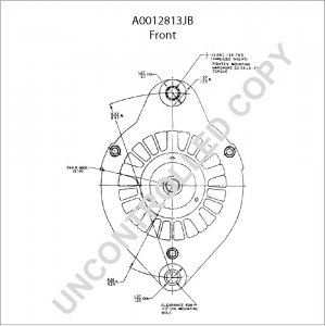 A0012813JB | PRESTOLITE LEECE NEVILLE | ALTERNATOR A0012813JB 