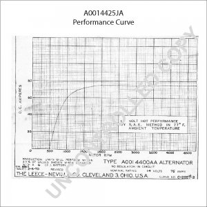 A0014425JA | PRESTOLITE LEECE NEVILLE | ALTERNATOR A0014425JA 