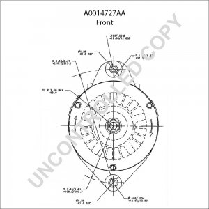 A0014727AA | PRESTOLITE LEECE NEVILLE | ALTERNATOR A0014727AA 