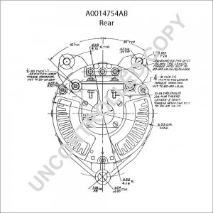 A0014754AB | PRESTOLITE LEECE NEVILLE | ALTERNATOR A0014754AB 