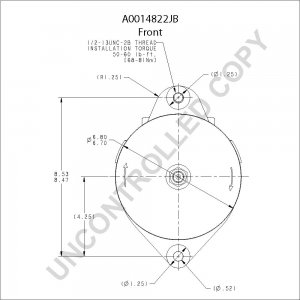 A0014822JB | PRESTOLITE LEECE NEVILLE | ALTERNATOR A0014822JB 