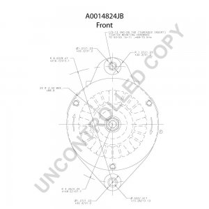 A0014824JB | PRESTOLITE LEECE NEVILLE | ALTERNATOR A0014824JB 