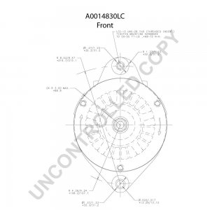 A0014830LC | PRESTOLITE LEECE NEVILLE | ALTERNATOR A0014830LC 