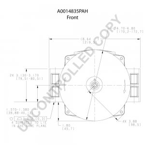 A0014835PAH | PRESTOLITE LEECE NEVILLE | ALTERNATOR A0014835PAH 