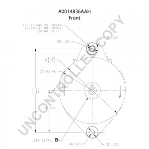 A0014836AAH | PRESTOLITE LEECE NEVILLE | ALTERNATOR A0014836AAH 