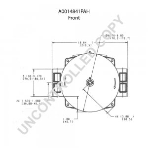 A0014841PAH | PRESTOLITE LEECE NEVILLE | ALTERNATOR A0014841PAH 