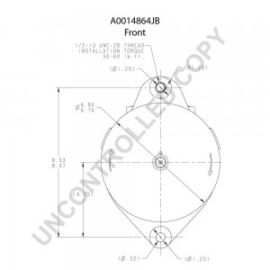 A0014864JB | PRESTOLITE LEECE NEVILLE | ALTERNATOR A0014864JB 