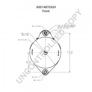 A0014870JGH | PRESTOLITE LEECE NEVILLE | ALTERNATOR A0014870JGH 