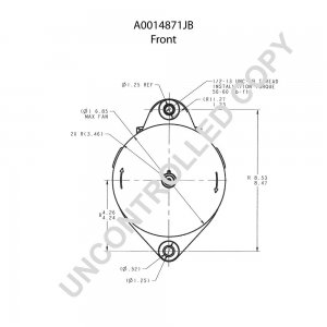 A0014871JB | PRESTOLITE LEECE NEVILLE | ALTERNATOR 12V 270 A A0014871JB 4871JB