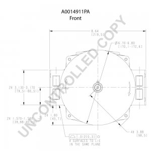 A0014911PA | PRESTOLITE LEECE NEVILLE | ALTERNATOR A0014911PA 