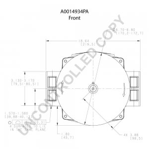 A0014934PA | PRESTOLITE LEECE NEVILLE | ALTERNATOR A0014934PA 