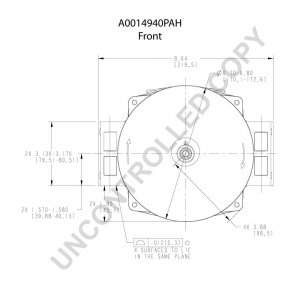 A0014940PAH | PRESTOLITE LEECE NEVILLE | ALTERNATOR A0014940PAH 