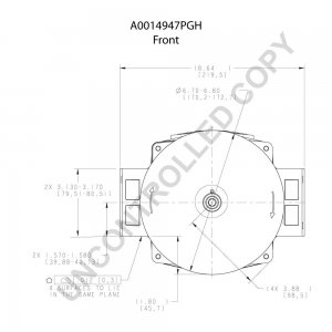 A0014947PGH | PRESTOLITE LEECE NEVILLE | ALTERNATOR A0014947PGH 