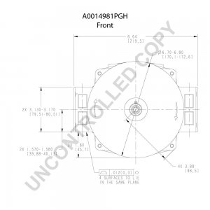 A0014981PGH | PRESTOLITE LEECE NEVILLE | ALTERNATOR A0014981PGH 