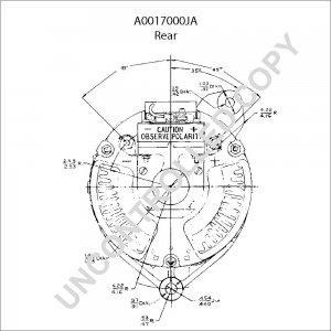 A0017000JA | PRESTOLITE LEECE NEVILLE | ALTERNATOR A0017000JA 