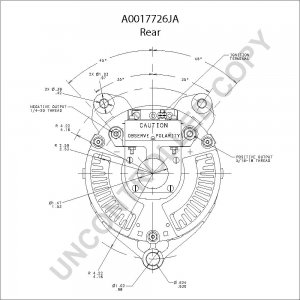 A0017726JA | PRESTOLITE LEECE NEVILLE | ALTERNATOR A0017726JA 