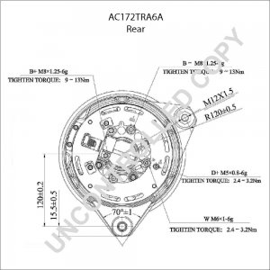 AC172TRA6A | PRESTOLITE LEECE NEVILLE | ALTERNATOR AC172TRA6A 