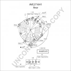 AVE2716H1 | PRESTOLITE LEECE NEVILLE | ALTERNATOR AVE2716H1 