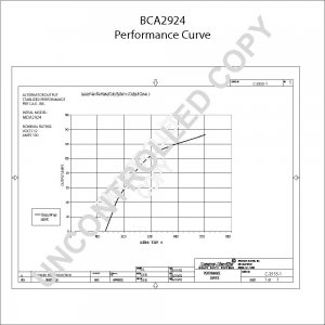 BCA2924 | PRESTOLITE LEECE NEVILLE | ALTERNATOR BCA2924 