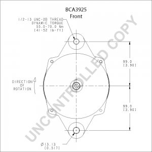 BCA3925 | PRESTOLITE LEECE NEVILLE | ALTERNATOR BCA3925 