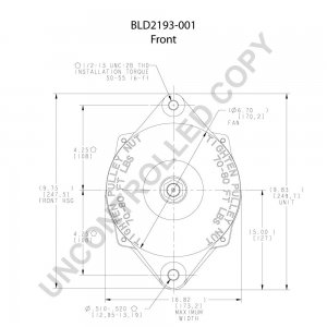 BLD2193-001 | PRESTOLITE LEECE NEVILLE | ALTERNATOR BLD2193-001 