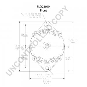 BLD2301H | PRESTOLITE LEECE NEVILLE | ALTERNATOR BLD2301H 