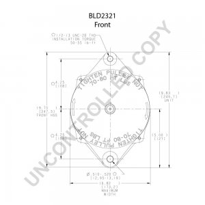 BLD2321 | PRESTOLITE LEECE NEVILLE | ALTERNATOR BLD2321 