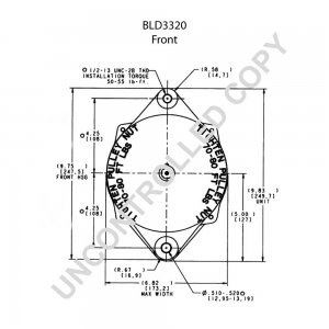 BLD3320 | PRESTOLITE LEECE NEVILLE | ALTERNATOR BLD3320 