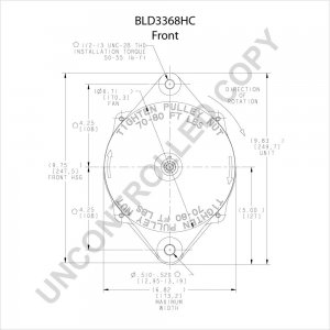 BLD3368HC | PRESTOLITE LEECE NEVILLE | ALTERNATOR BLD3368HC 