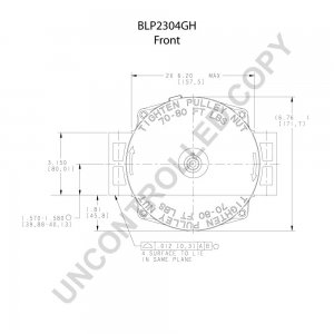 BLP2304GH | PRESTOLITE LEECE NEVILLE | ALTERNATOR BLP2304GH 