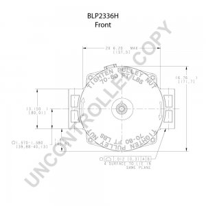 BLP2336H | PRESTOLITE LEECE NEVILLE | ALTERNATOR BLP2336H 