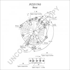 JFZ2517A3 | PRESTOLITE LEECE NEVILLE | PEBL ALTERNATOR 24V 55 AMP JFZ2517A3 JFZ2517A3