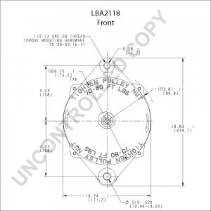 LBA2118 | PRESTOLITE LEECE NEVILLE | ALTERNATOR LBA2118 