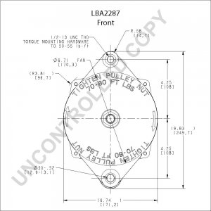 LBA2287 | PRESTOLITE LEECE NEVILLE | ALTERNATOR LBA2287 